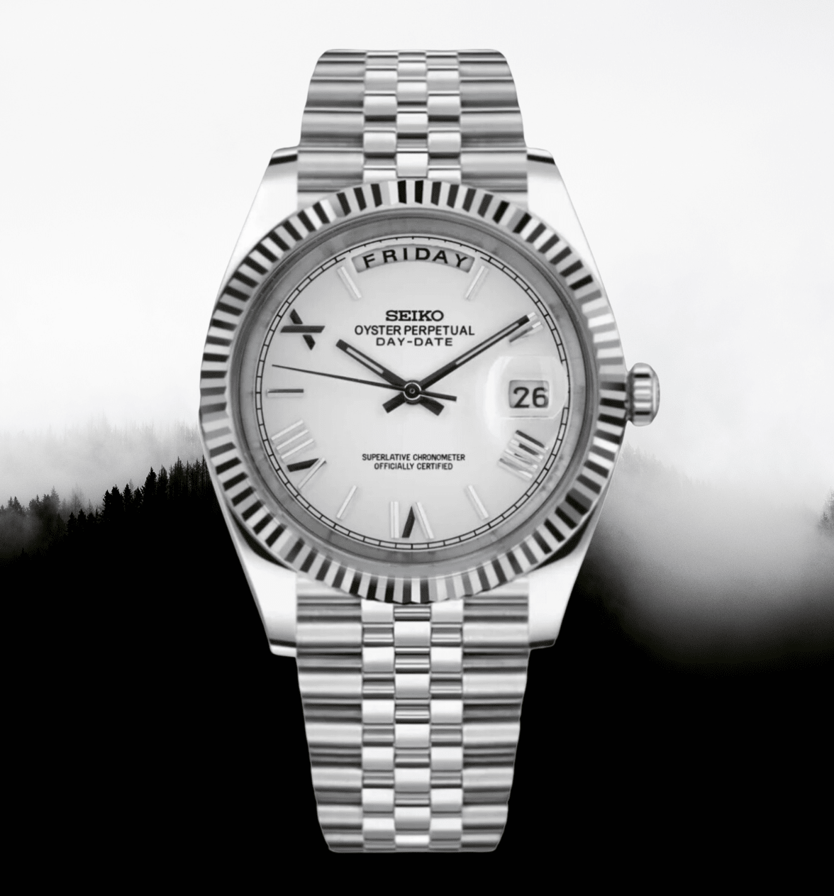 NeoLux Day-Date White