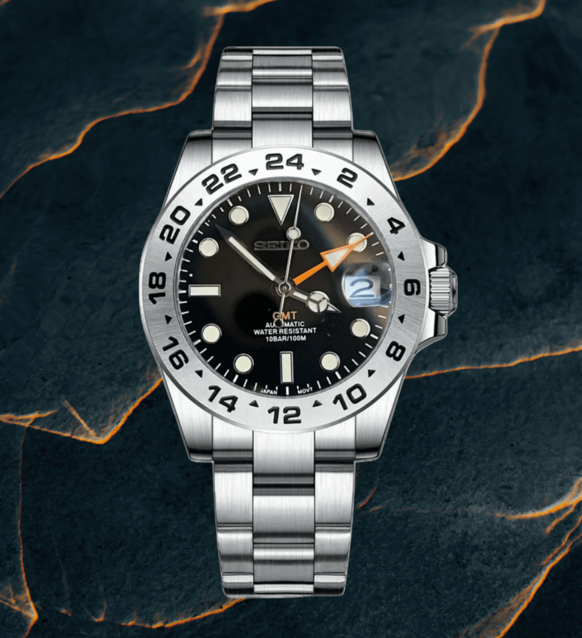 NeoLux GMT Explorer II Black