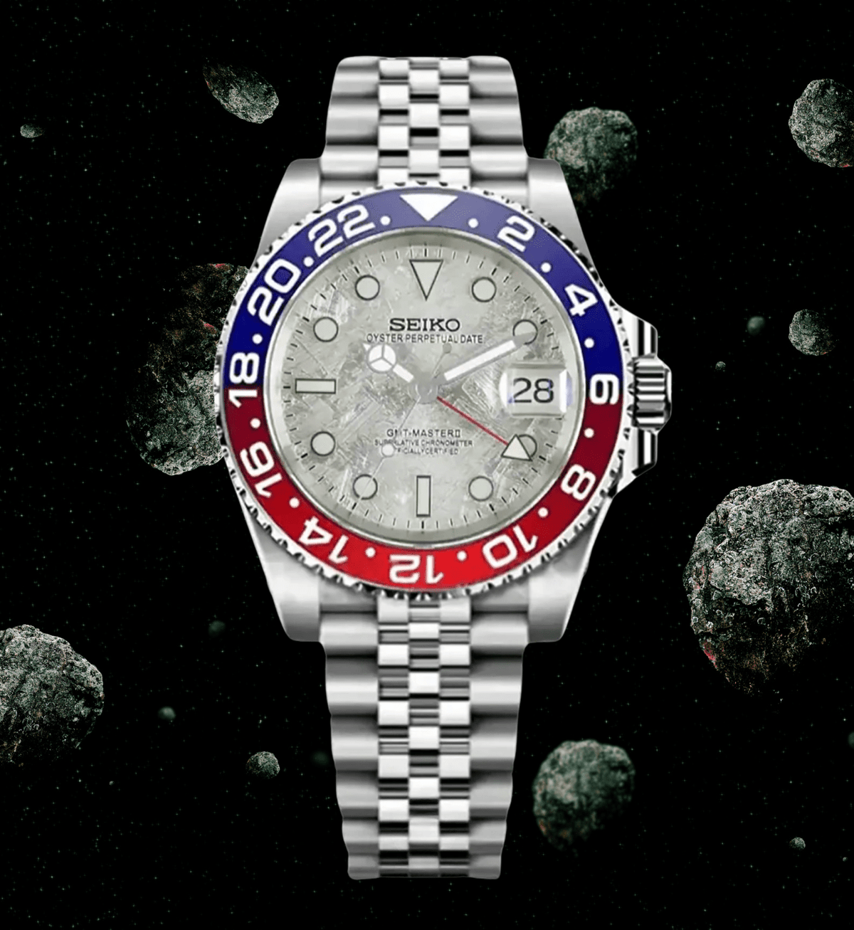 NeoLux GMT Pepsi Meteorite
