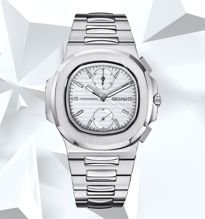 NeoLux Nautilus Chronograph White