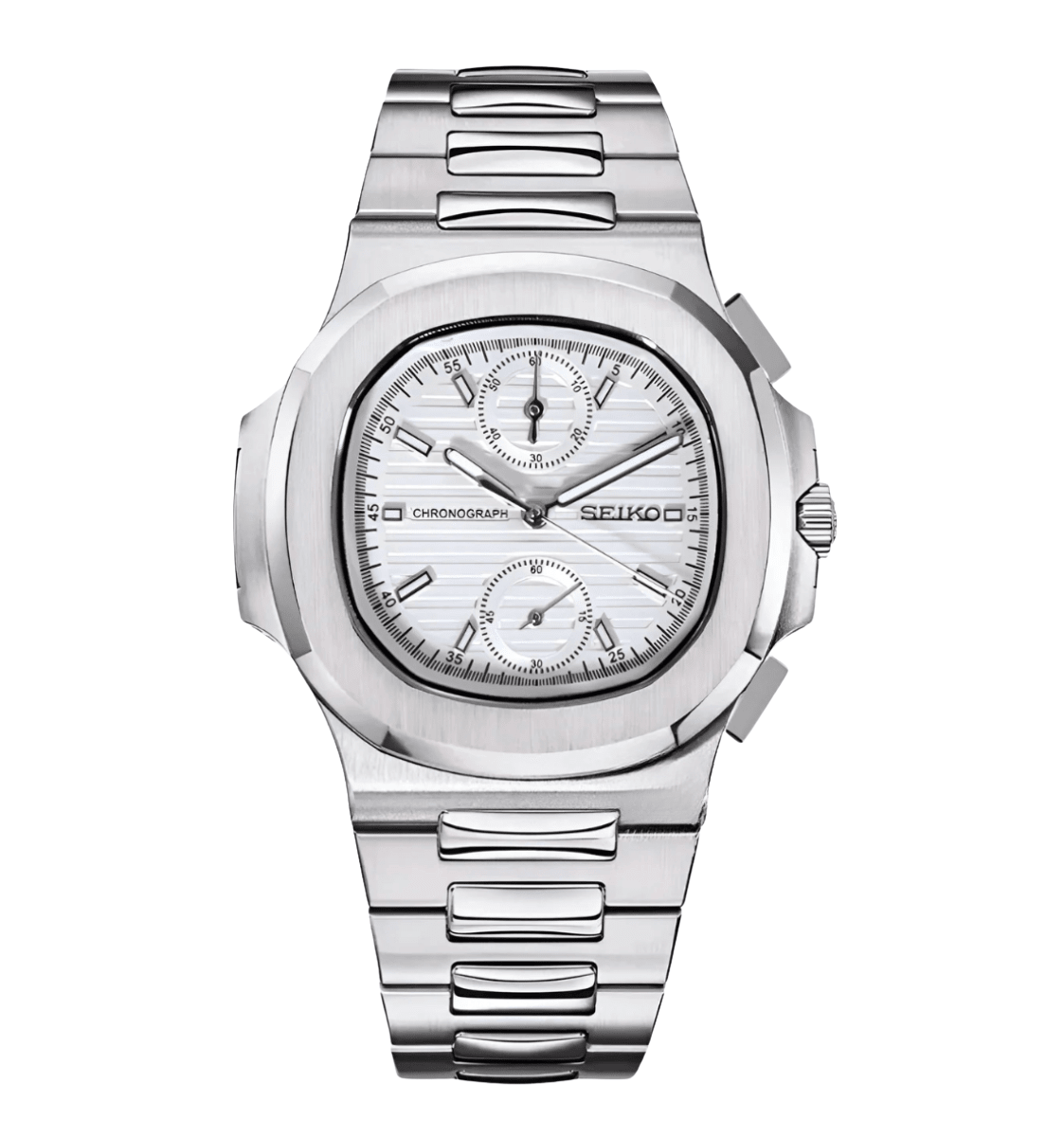 NeoLux Nautilus Chronograph White