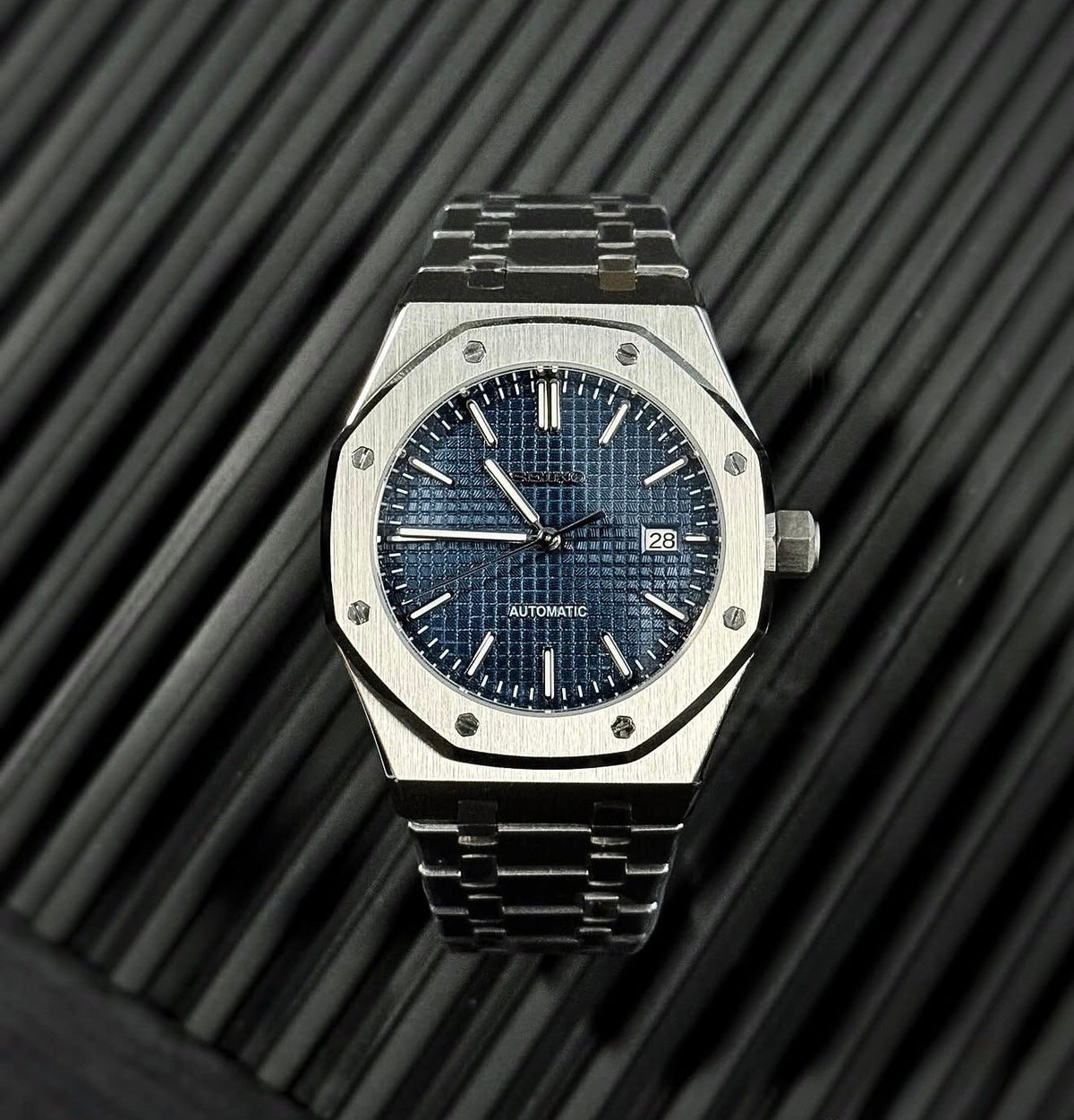 NeoLux Royal Oak Silver Classic Blue