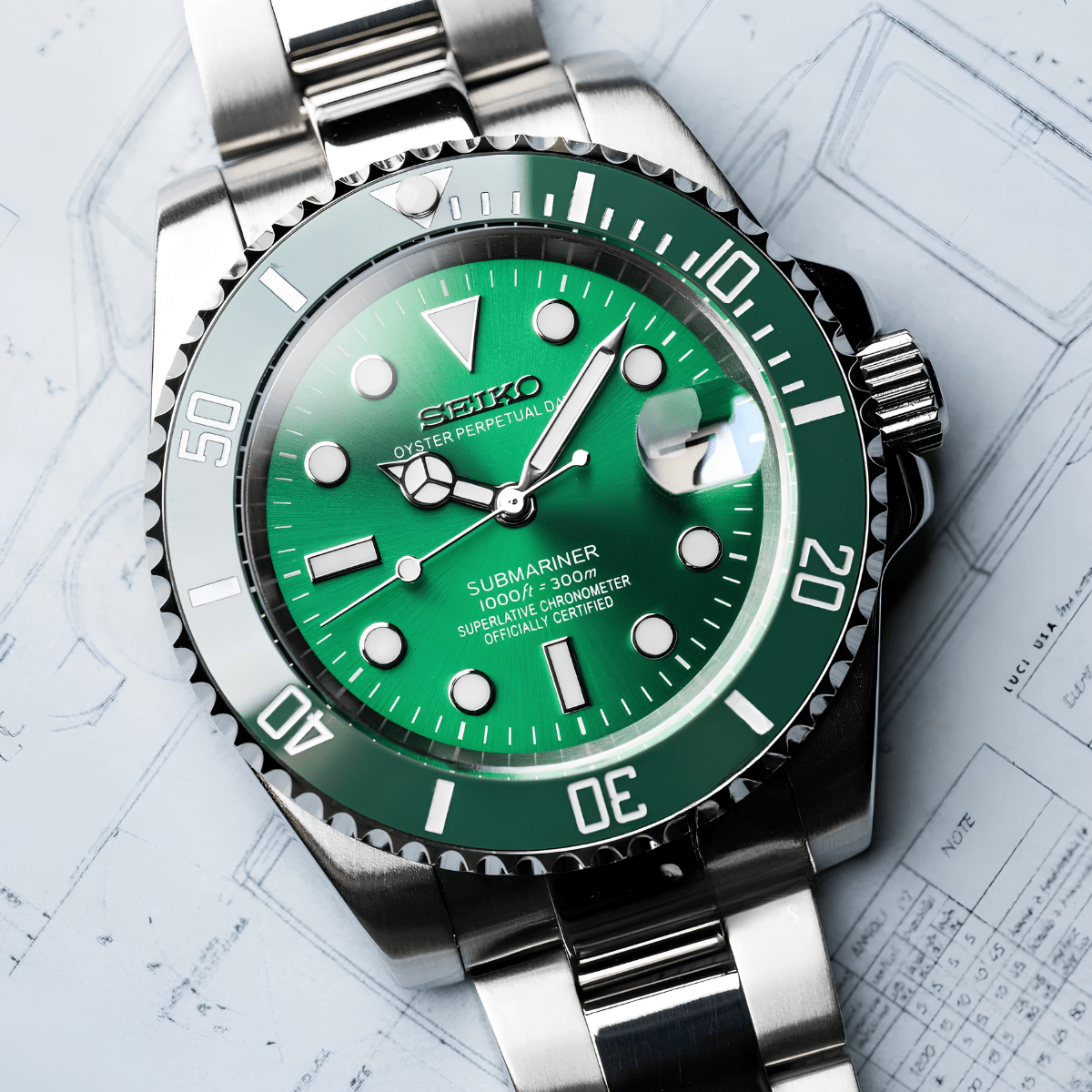 NeoLux Submariner Green